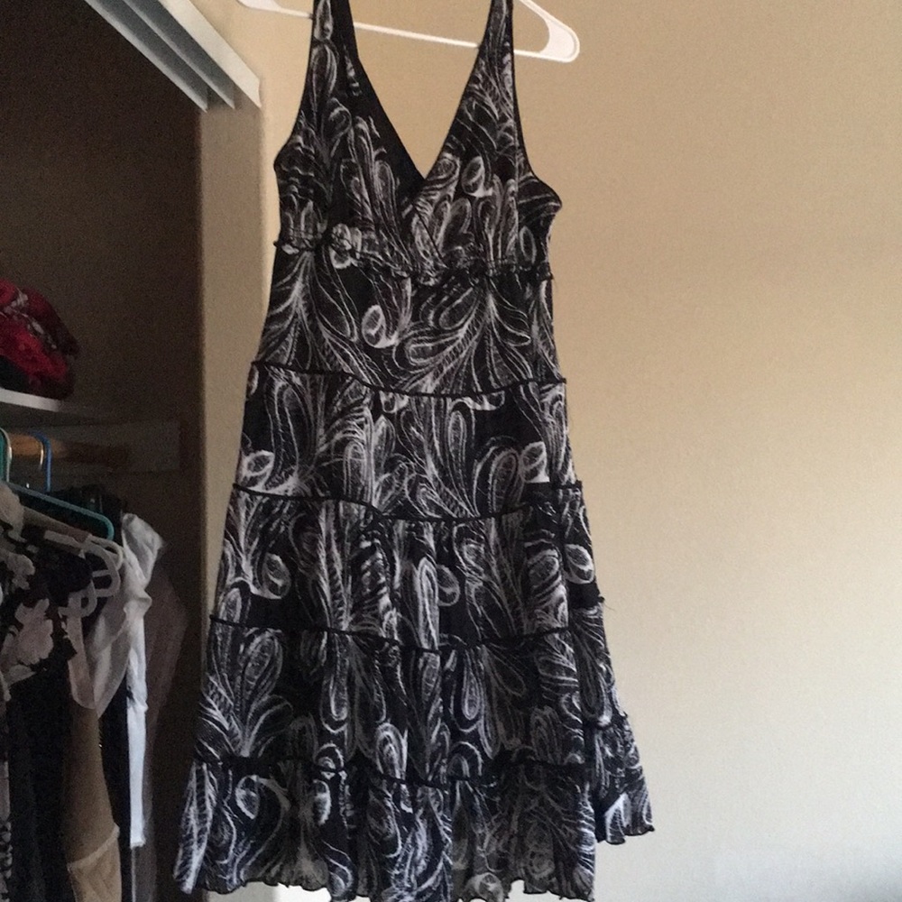 Black and white dress